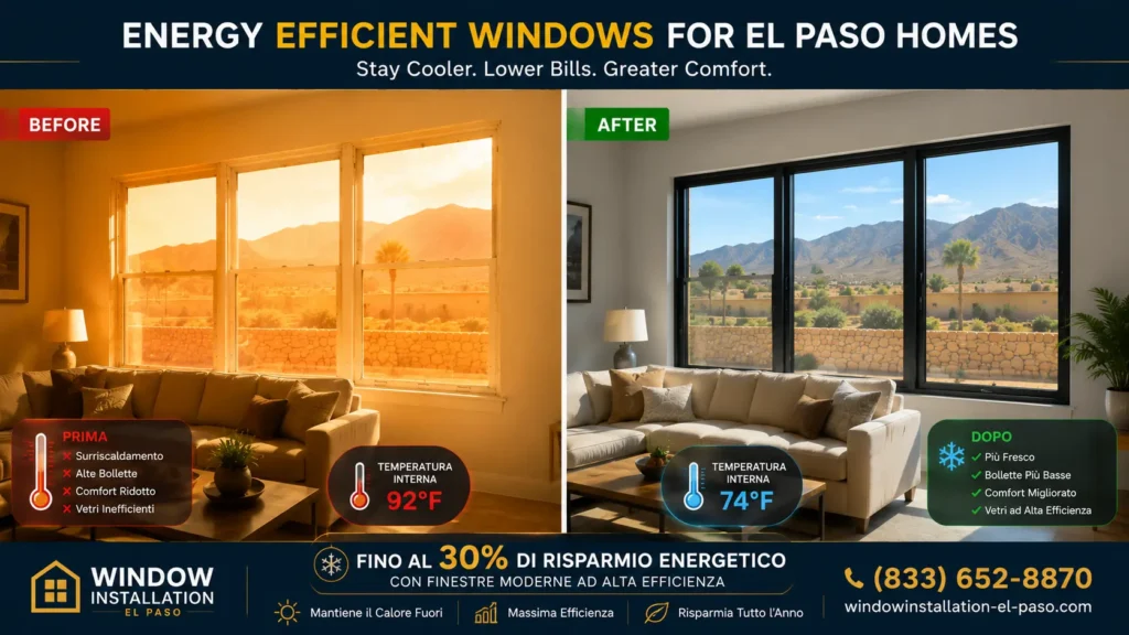energy effecient windows el paso