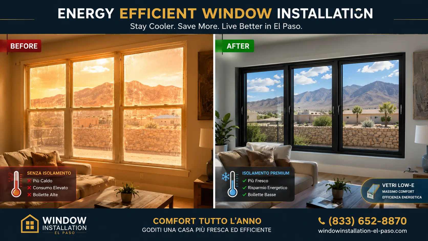energy efficient window installation