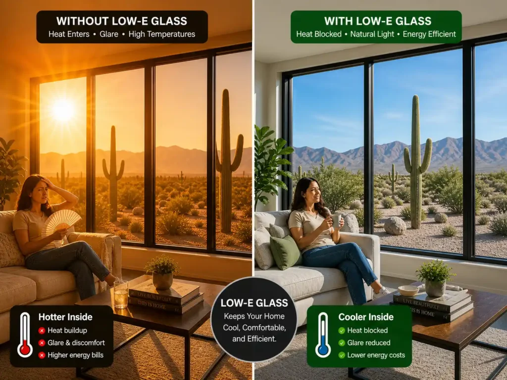 low-e glass-reduce heat